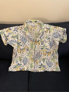 Printfresh Camel Courtyard Short Sleeve Shirt